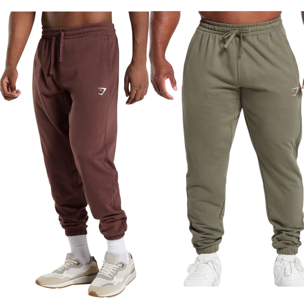 Gymshark Men’s Essential Oversized Joggers (Small) (Read Description)